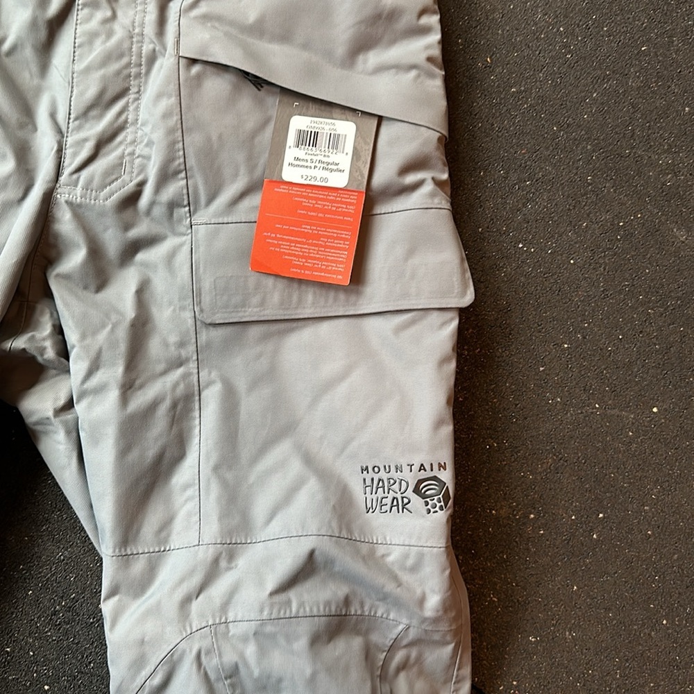 Mountain Hardwear mens snow bibs - Picture 4 of 6